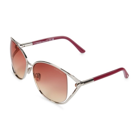 Tom Ford Pink Gradient Sunglasses 64MM - Picture 2 of 9